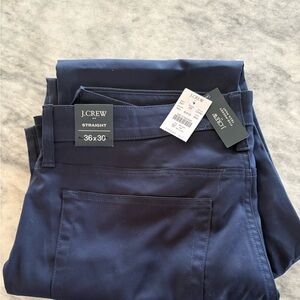 J.Crew Straight Fit Dark Blue Trousers 36x30